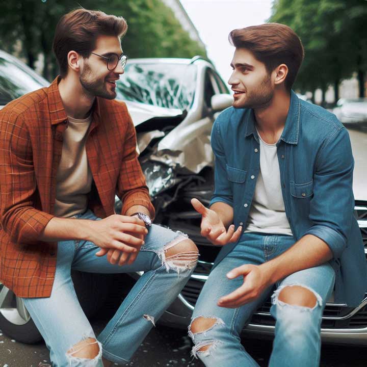 بعد از تصادف خودرو چه کنیم؟ راهنمای کامل اقدامات و شمارههای ضروری در ایران 2 در زمان تصادف خودرو چه کنیم