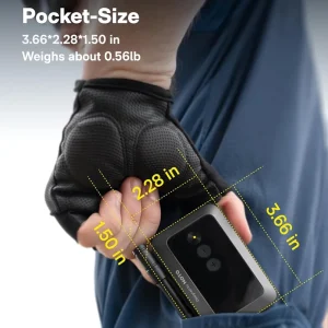 پمپ باد برقی قابل حمل هوتو مدل HOTO Mini Bike Tire Pump